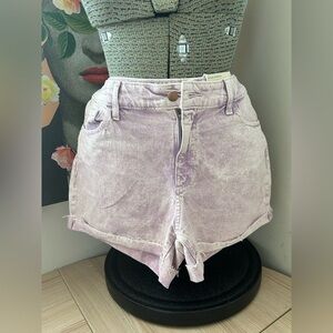 NWT Universal Thread Lavender Wash Jean Shorts, Vintage look, Sz. 12/31